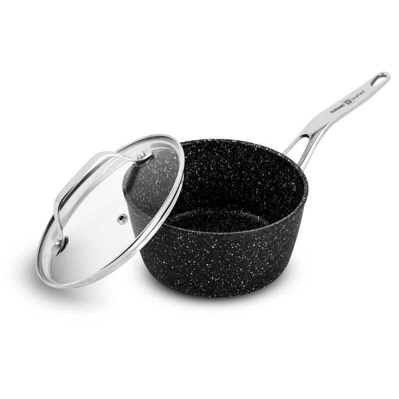 Casserole Aluminium Forgé 20cm - Tous Feux Dont Induction - Revêtement Anti-Adhésif - Diffusion Chaleur