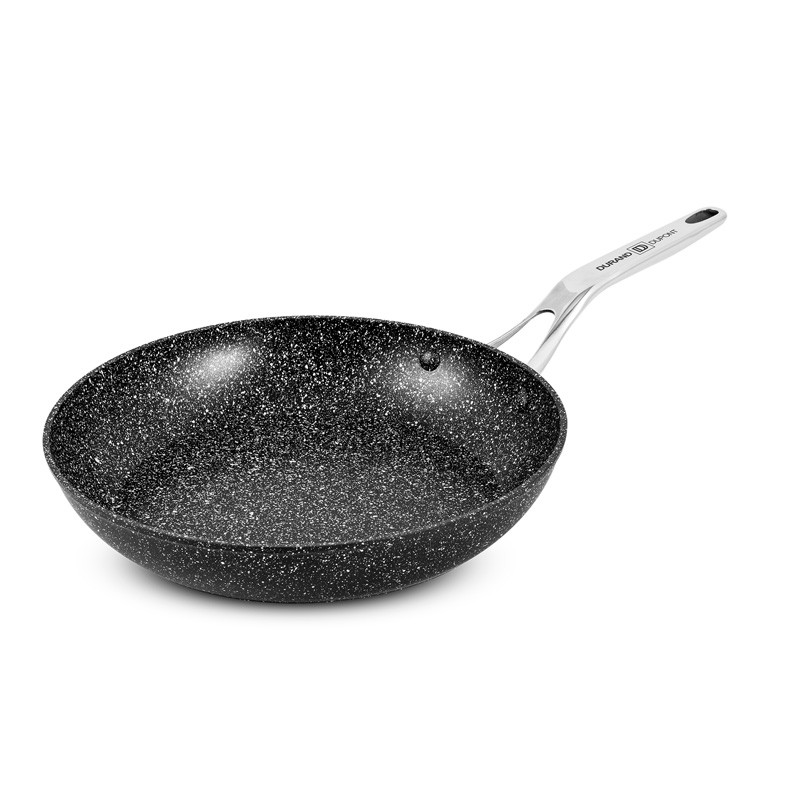 POÊLE ALUMINIUM FORGE 28CM 2.6L EFFET PIERRE TFI Batteries amovibles revêtement effet pierre Durand Dupont