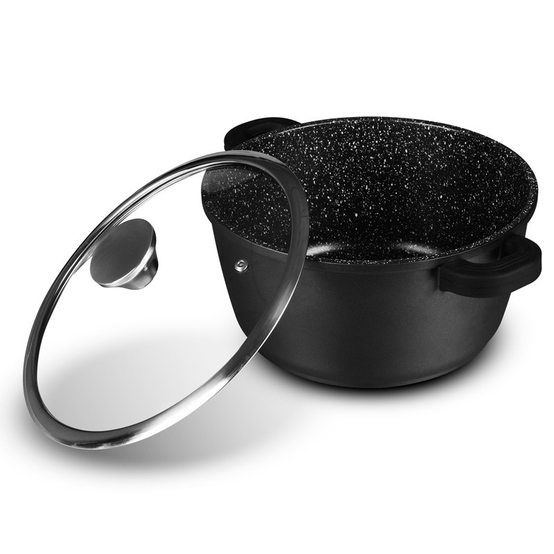 Faitout En Fonte émaillée La Droite Estrella - 30 Cm De Diamètre, 12 Litres - Avec Couvercle, Idéal Pour Mijotés Et Soupes - 9