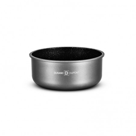 Batterie De Cuisine Sitram 10 Pièces - Casseroles Et Poêles Induction - Bleu Métal - Manches Amovibles